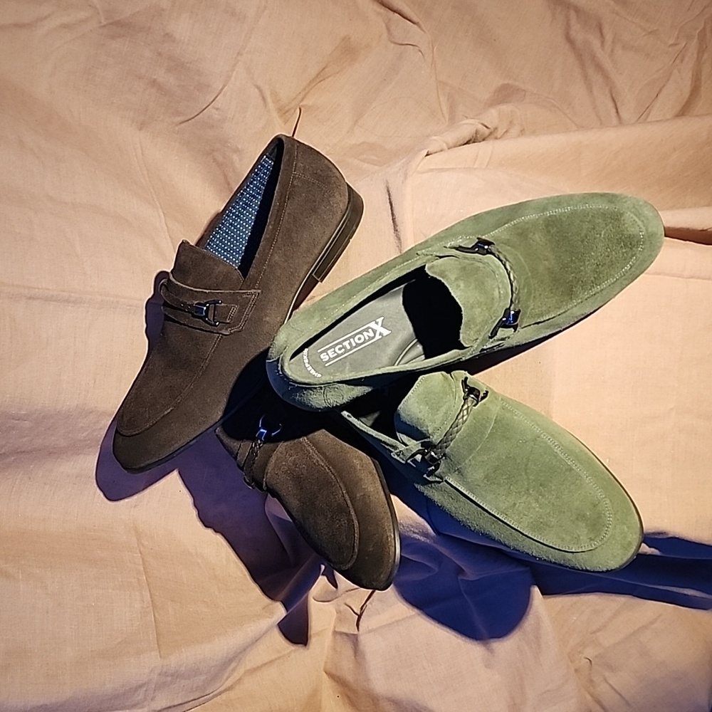 Section X Men's suede loafer